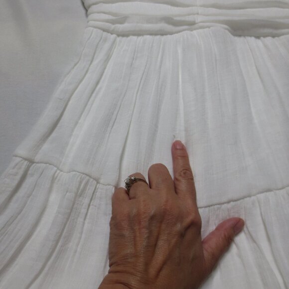 NWT ALTAR’D STATE womens BOHO dress WHITE sleeveless WEDDING homecoming SIZE XS - Picture 3 of 13